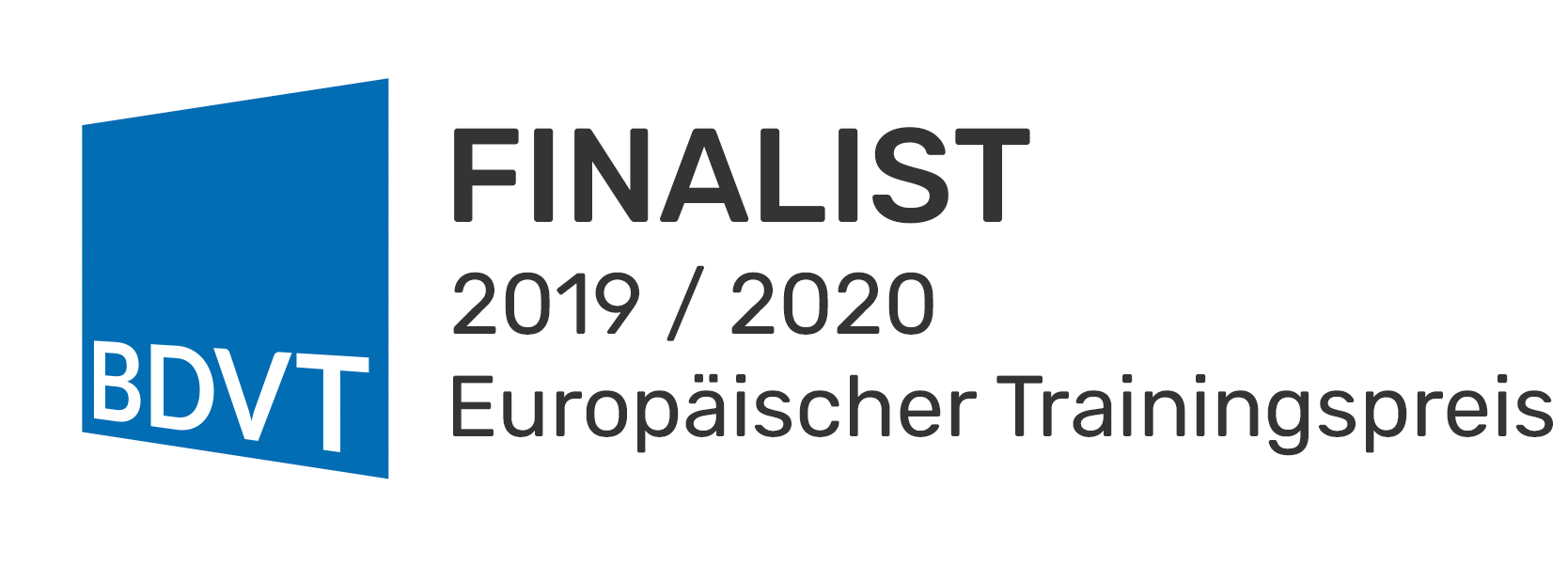 Finalist 2019 / 2020 Europäischer Trainingspreis